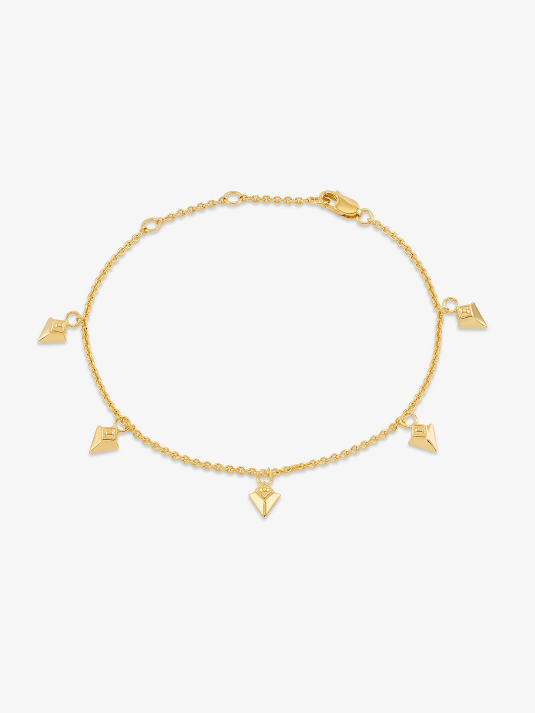 Arrow Spike Bracelet, Gold