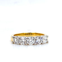 Load image into Gallery viewer, 18ct Yellow Gold &amp; Platinum, Diamond 5-Stone Ring
