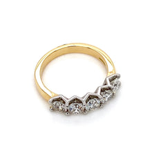 Load image into Gallery viewer, 18ct Yellow Gold &amp; Platinum, Diamond 5-Stone Ring
