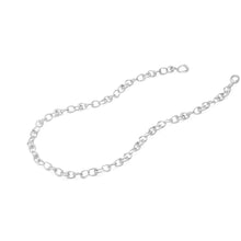 Load image into Gallery viewer, Offspring Thin Graduated Link Necklace, Silver
