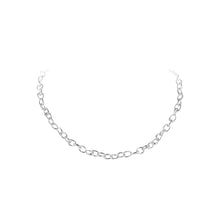 Load image into Gallery viewer, Offspring Thin Graduated Link Necklace, Silver
