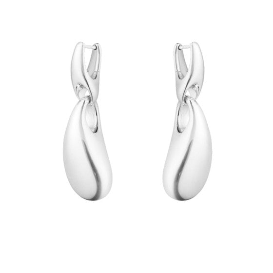 Reflect Drop Earring, Silver