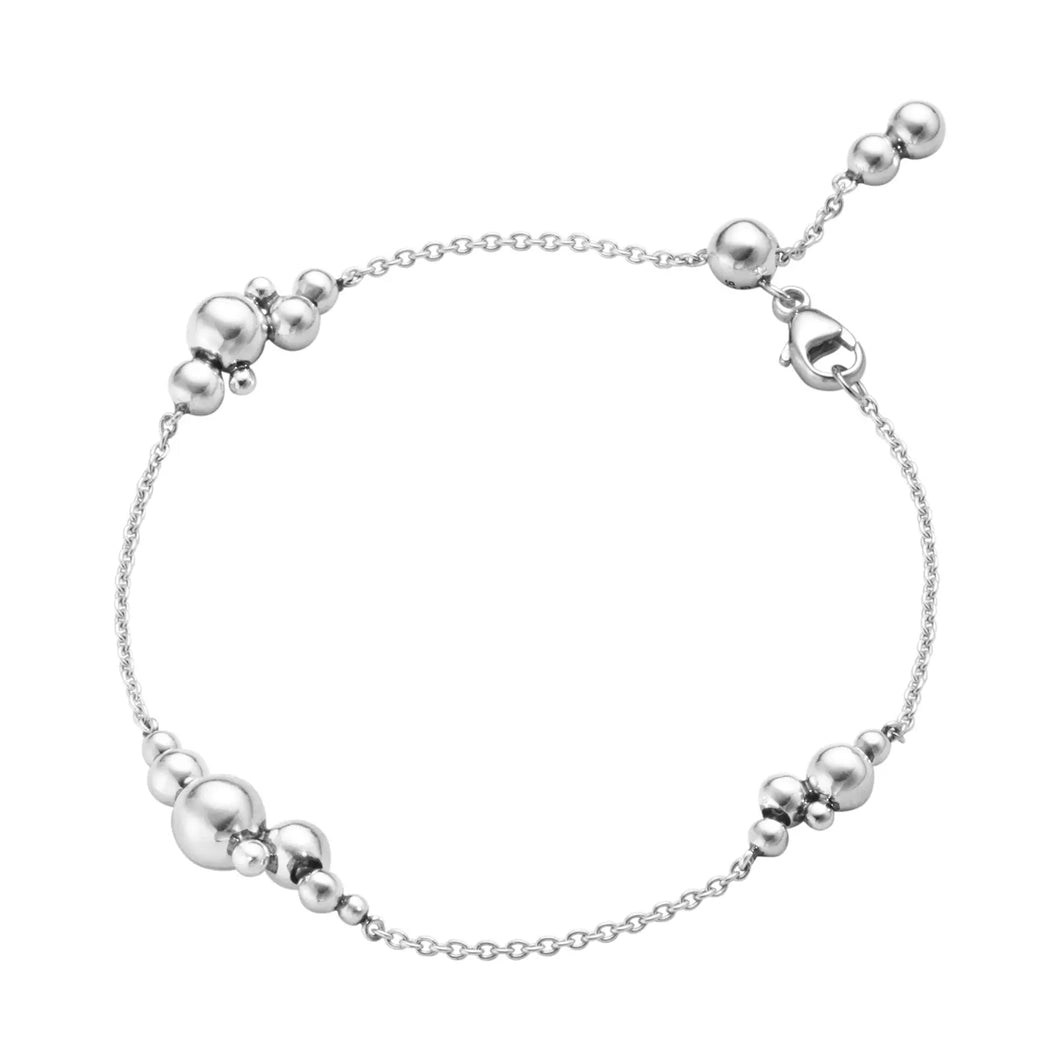 Moonlight Grapes In-Line Chain Bracelet, Silver