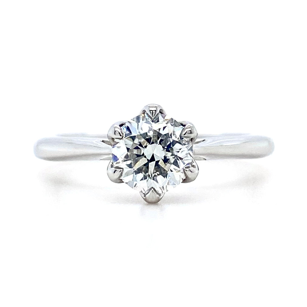 Platinum, 1.00ct G SI2 Diamond Solitaire Ring