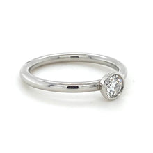 Load image into Gallery viewer, Platinum, 0.30ct E VS2 Diamond Ring
