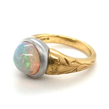 Load image into Gallery viewer, 22ct Yellow Gold, 3.00ct Ethiopian Opal Ring
