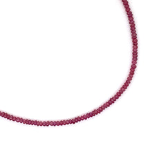 Load image into Gallery viewer, 18ct Yellow Gold, Ruby Bead Necklace
