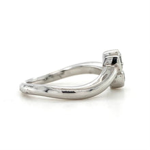 Load image into Gallery viewer, Platinum, 0.30ct Crossover Diamond Ring
