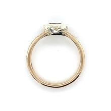 Load image into Gallery viewer, 9ct Yellow &amp; White Gold, Morganite Engraved Ring
