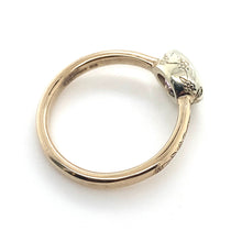 Load image into Gallery viewer, 9ct Yellow &amp; White Gold, Morganite Engraved Ring
