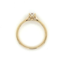 Load image into Gallery viewer, 18ct Yellow Gold, 0.49ct G SI2 Diamond Solitaire Ring
