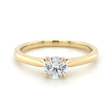 Load image into Gallery viewer, 18ct Yellow Gold, 0.49ct G SI2 Diamond Solitaire Ring
