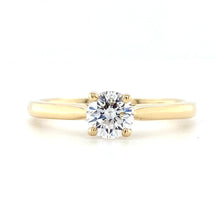 Load image into Gallery viewer, 18ct Yellow Gold, 0.49ct G SI2 Diamond Solitaire Ring
