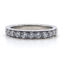 Load image into Gallery viewer, Platinum, 0.90ct Diamond Eternity Ring
