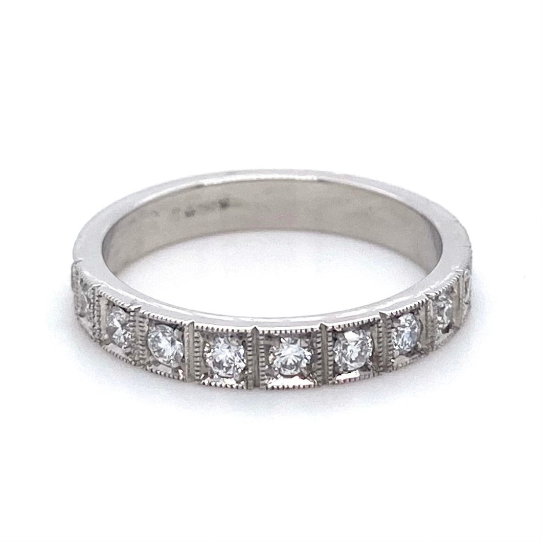 18ct White Gold, 0.45ct Diamond Eternity Ring