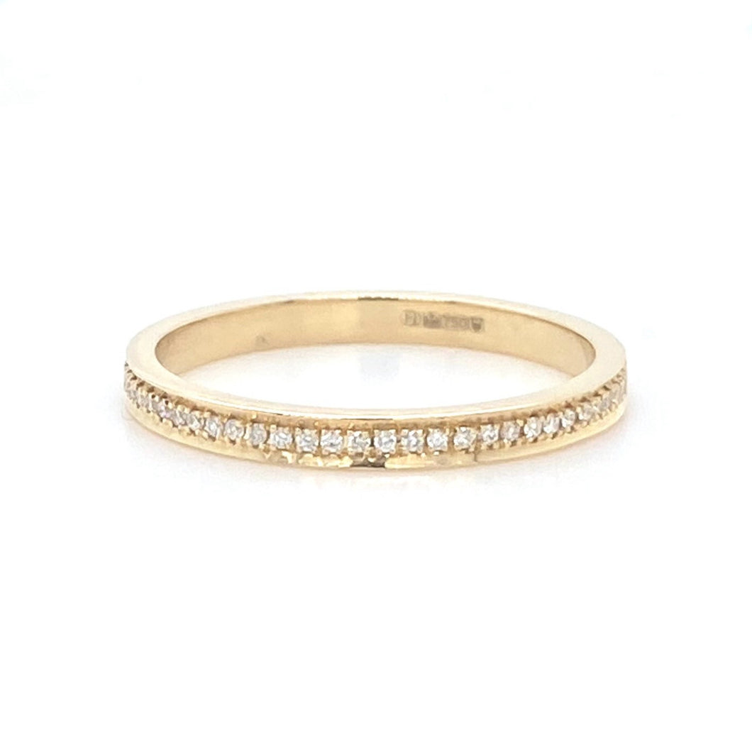 18ct Yellow Gold, 0.07tcw Diamond Eternity Ring