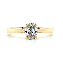 Load image into Gallery viewer, 18ct Yellow Gold, 0.50ct E/Vs1 Laboratory Grown Diamond Ring
