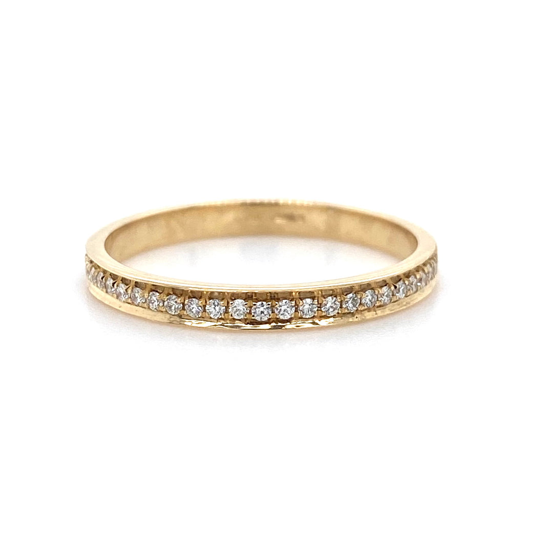 18ct Yellow Gold, 0.28tcw Diamond Eternity Ring