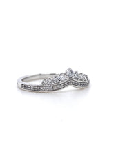 Load image into Gallery viewer, Platinum, 0.30ct Diamond Tiara Wedding Ring
