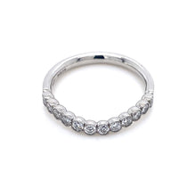 Load image into Gallery viewer, Platinum, 0.45ct Diamond Wave Eternity Ring
