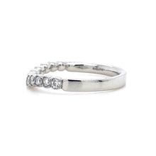 Load image into Gallery viewer, Platinum, 0.45ct Diamond Wave Eternity Ring
