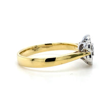 Load image into Gallery viewer, 18ct Yellow &amp; White Gold, 0.50ct Diamond &#39;Daisy&#39; Cluster Ring
