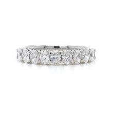 Load image into Gallery viewer, Platinum, 1.10ct Oval Diamond Eternity Ring
