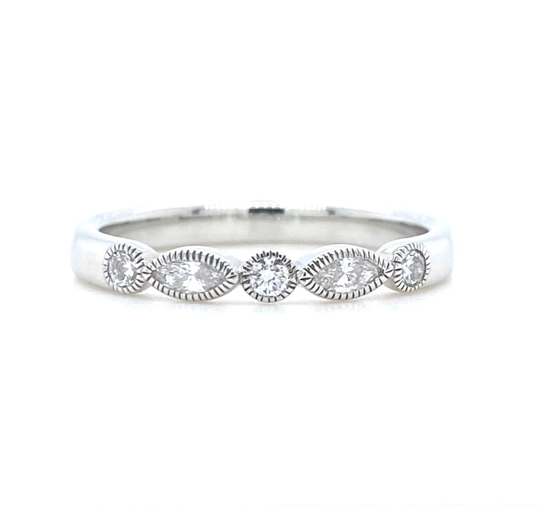 Platinum, 0.28ct Diamond Eternity Ring