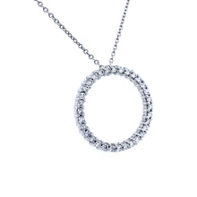 Load image into Gallery viewer, 18ct White Gold, 0.68ct Diamond Loop Pendant
