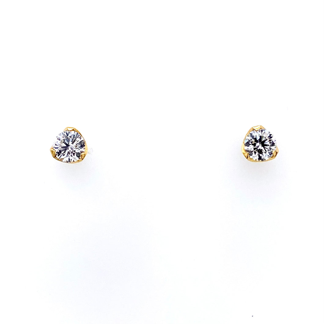 18ct Yellow Gold, 0.60ct F VS/SI Diamond Studs