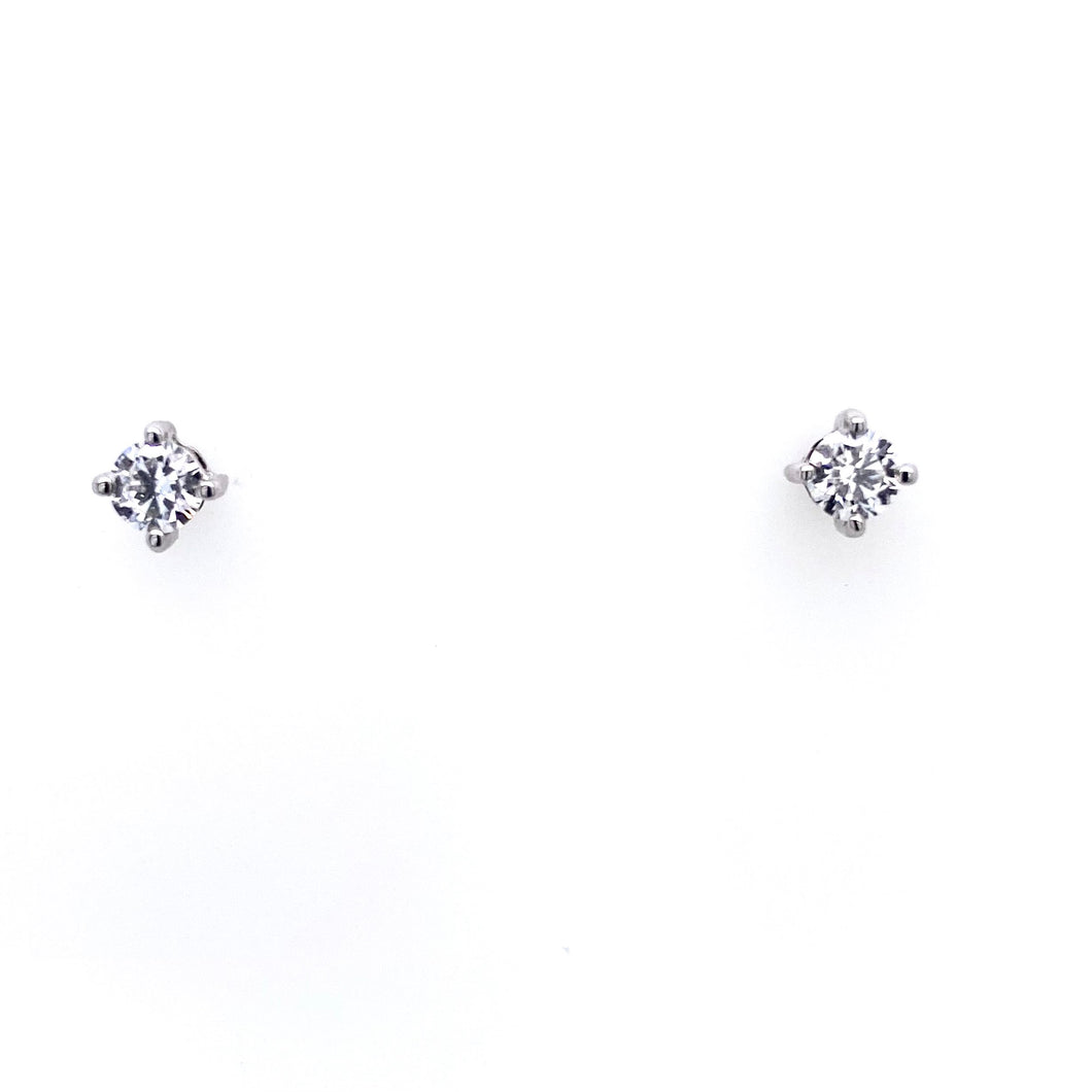 18ct White Gold, 0.31ct Laboratory Grown Diamond Earrings