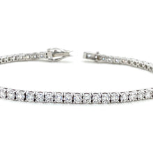 Load image into Gallery viewer, 18ct White Gold, 5.00ct Laboratory Grown Diamond Tennis Bracelet
