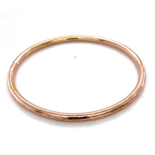 Load image into Gallery viewer, 9ct Red Gold, Solid Hammered Bangle
