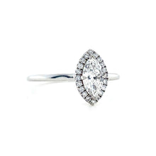 Load image into Gallery viewer, Platinum, 0.52ct Marquise Diamond Ring
