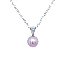 Load image into Gallery viewer, Silver, Pink Pearl Pendant
