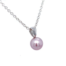 Load image into Gallery viewer, Silver, Pink Pearl Pendant
