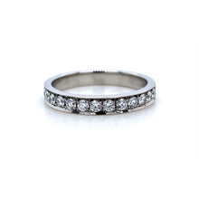 Load image into Gallery viewer, Platinum 0.43ct Diamond Eternity Ring
