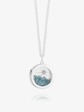 Load image into Gallery viewer, North Star Topaz Amulet Necklace, Silver
