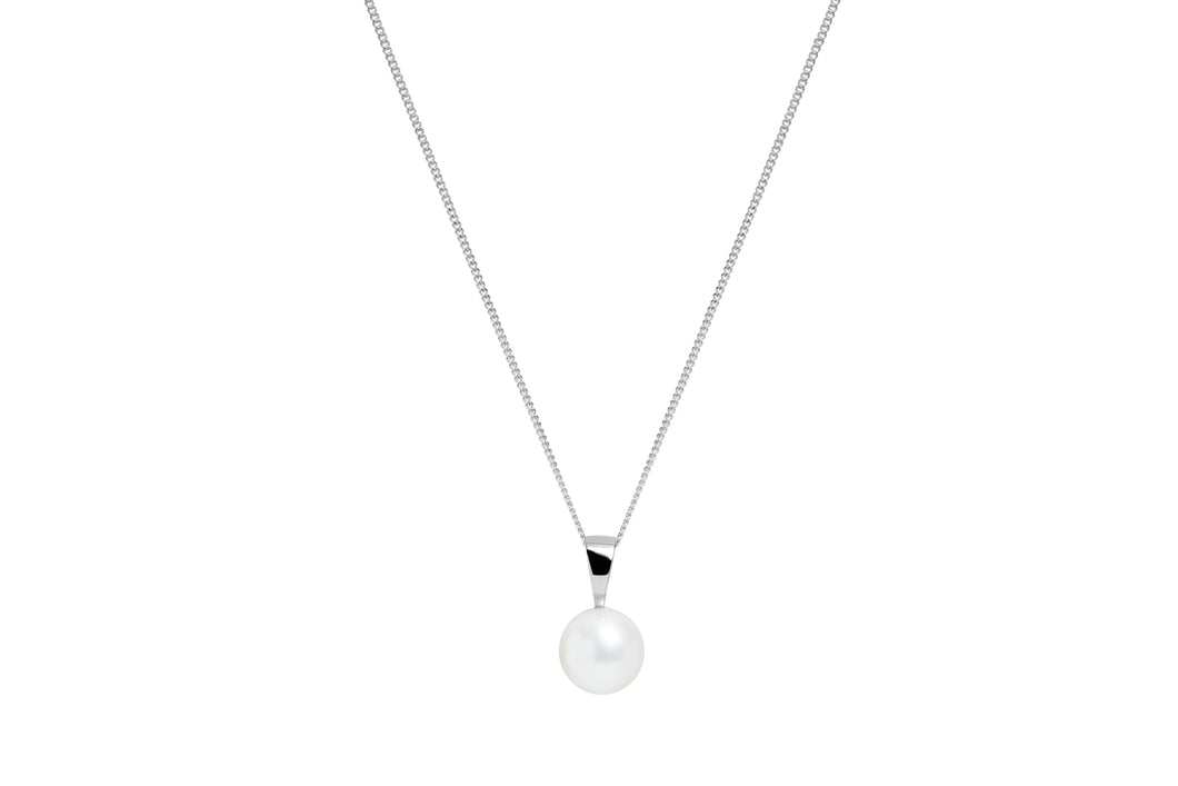 Sterling Silver, White Pearl Pendant