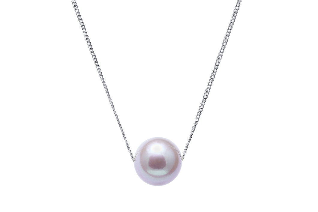 Sterling Silver, Pink Pearl Pendant