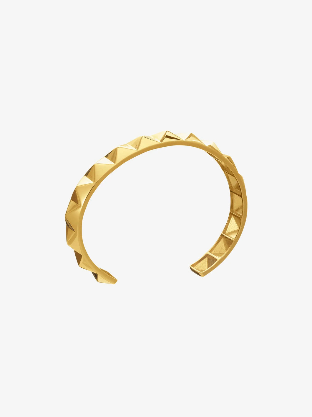 Arrow Spike Bangle, Gold