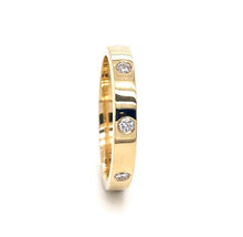 Load image into Gallery viewer, 18ct Yellow Gold, 0.24tcw Intermittent Diamond Eternity Ring
