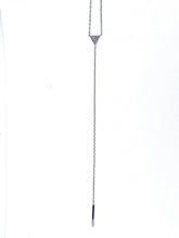 Load image into Gallery viewer, 18ct White Gold, Diamond Lariat Necklace
