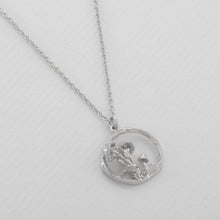 Load image into Gallery viewer, Mushroom Patch Loop Necklace, Silver
