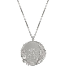 Load image into Gallery viewer, Wild Swimming Medallion Necklace, Silver
