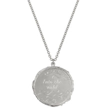 Load image into Gallery viewer, Wild Swimming Medallion Necklace, Silver
