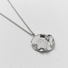 Load image into Gallery viewer, Wild Swimming Medallion Necklace, Silver
