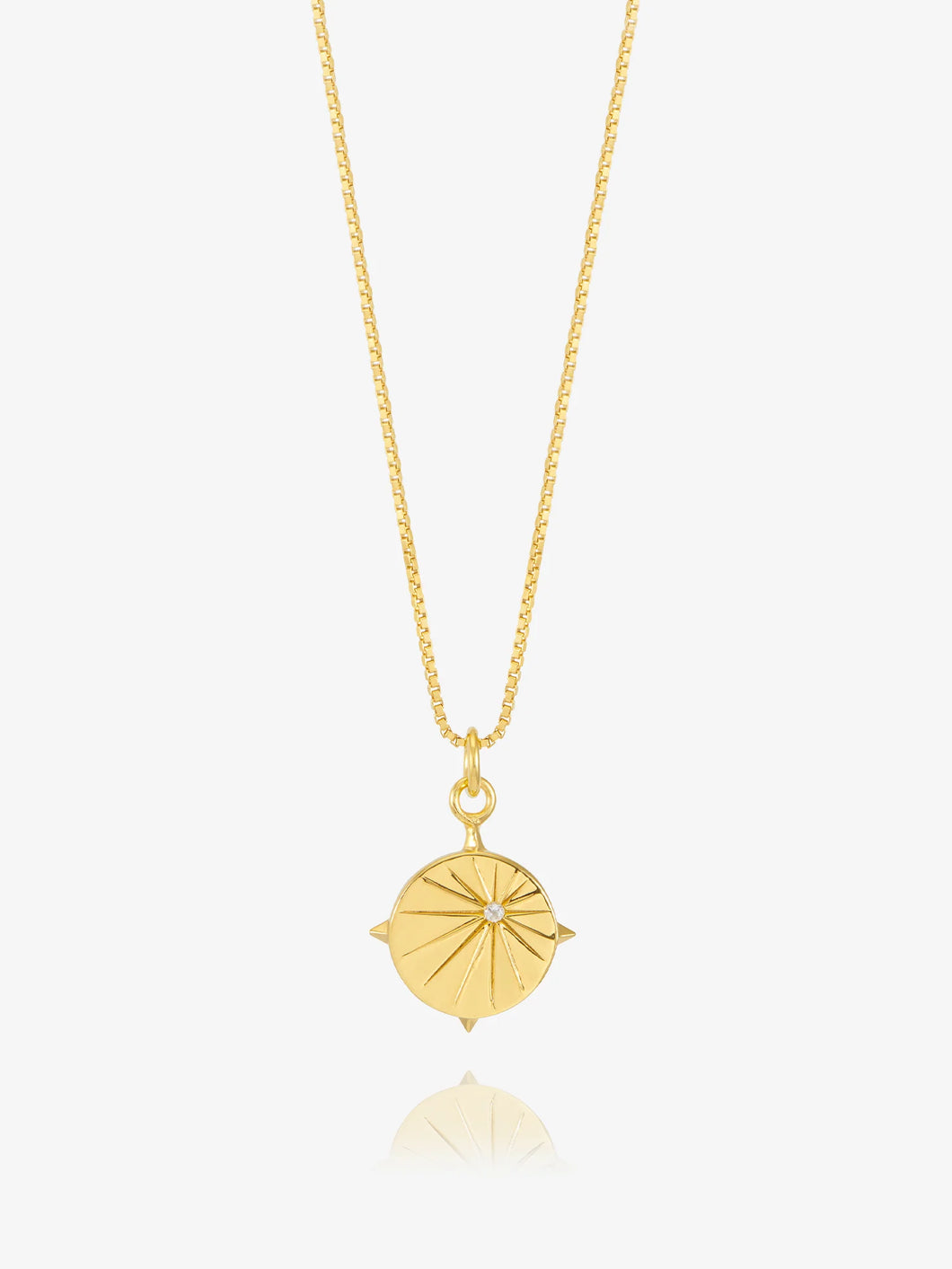 North Star Necklace, Gold