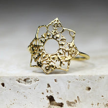 Load image into Gallery viewer, Full Bloom Ring, 9ct Yellow Gold
