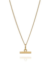 Load image into Gallery viewer, Mini T-Bar Necklace, Gold
